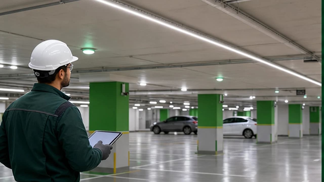 Otopark Aydınlatma profesyonel elektrik hizmeti